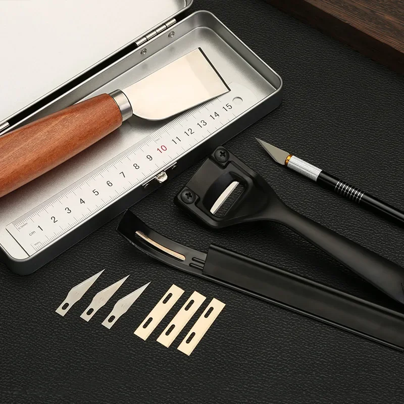 Beginner Leatherwork Kit - Leather Working Tools for Beginners Crafting