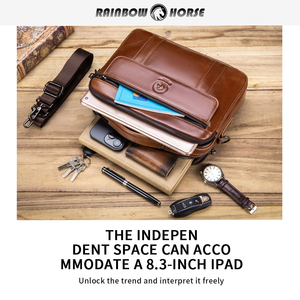 New men's mini crossbody bag,  - Leatherwork Thread reseña y precio