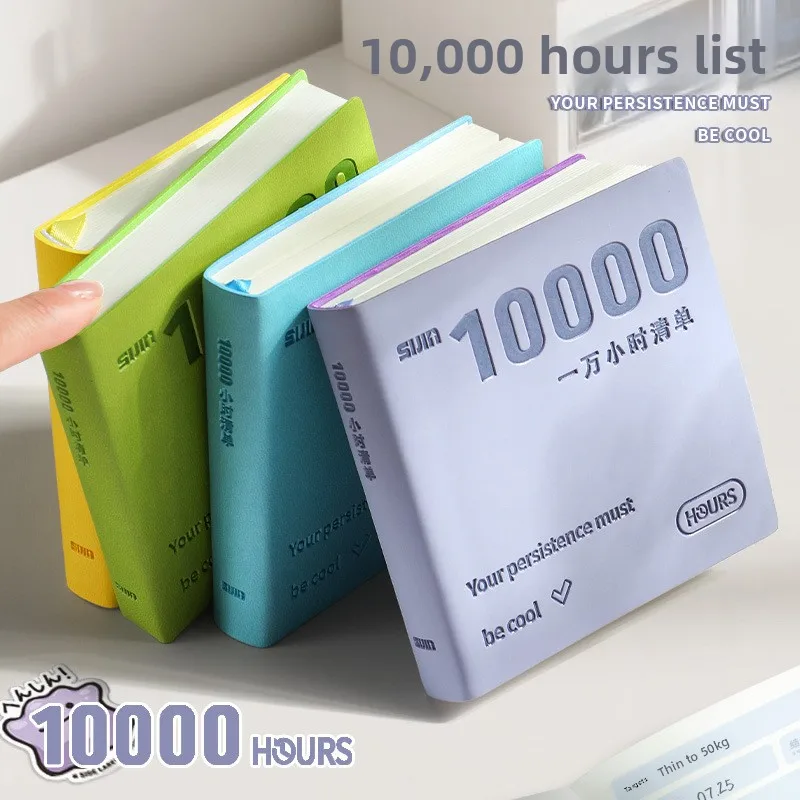 10000-Hour Leather Planner Sel - Leather Work Notepad reseña y precio