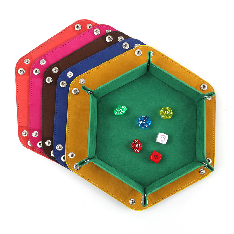 Rolling Folding Hexagon Dice G - Leatherwork Roller reseña y precio