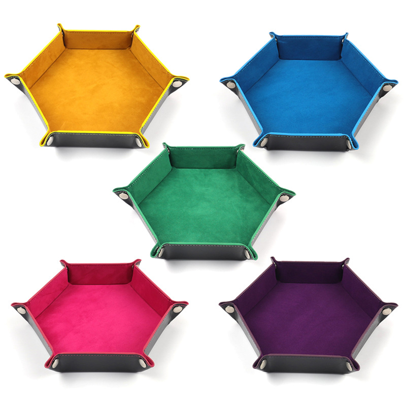 Rolling Folding Hexagon Dice G - Leatherwork Roller reseña y precio