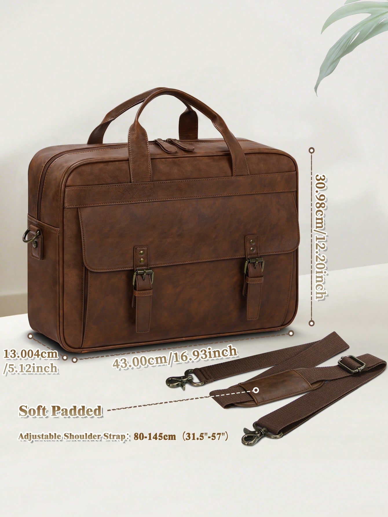 Vintage Leather Messenger Bag  - Leatherwork Thread reseña y precio