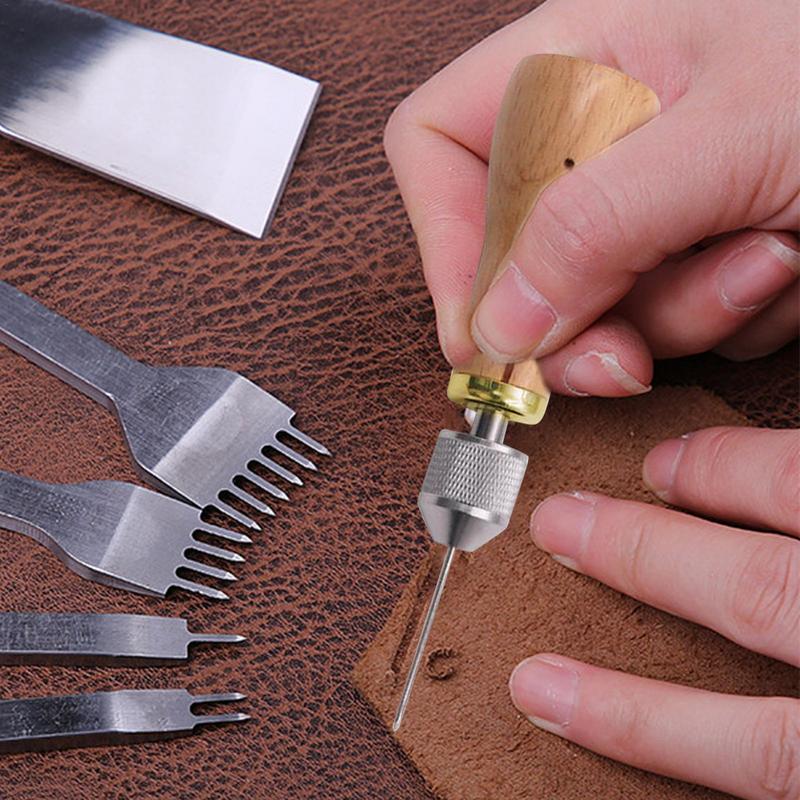 Leather Working Tool Kit Uphol - Beginner Leatherwork Kit reseña y precio