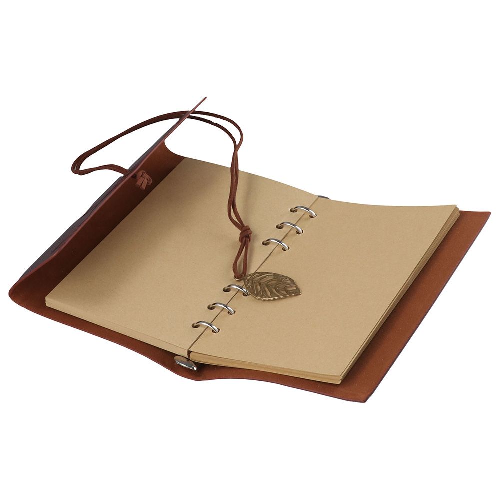 Vintage PU Leather Travelers N - Leather Work Notepad reseña y precio