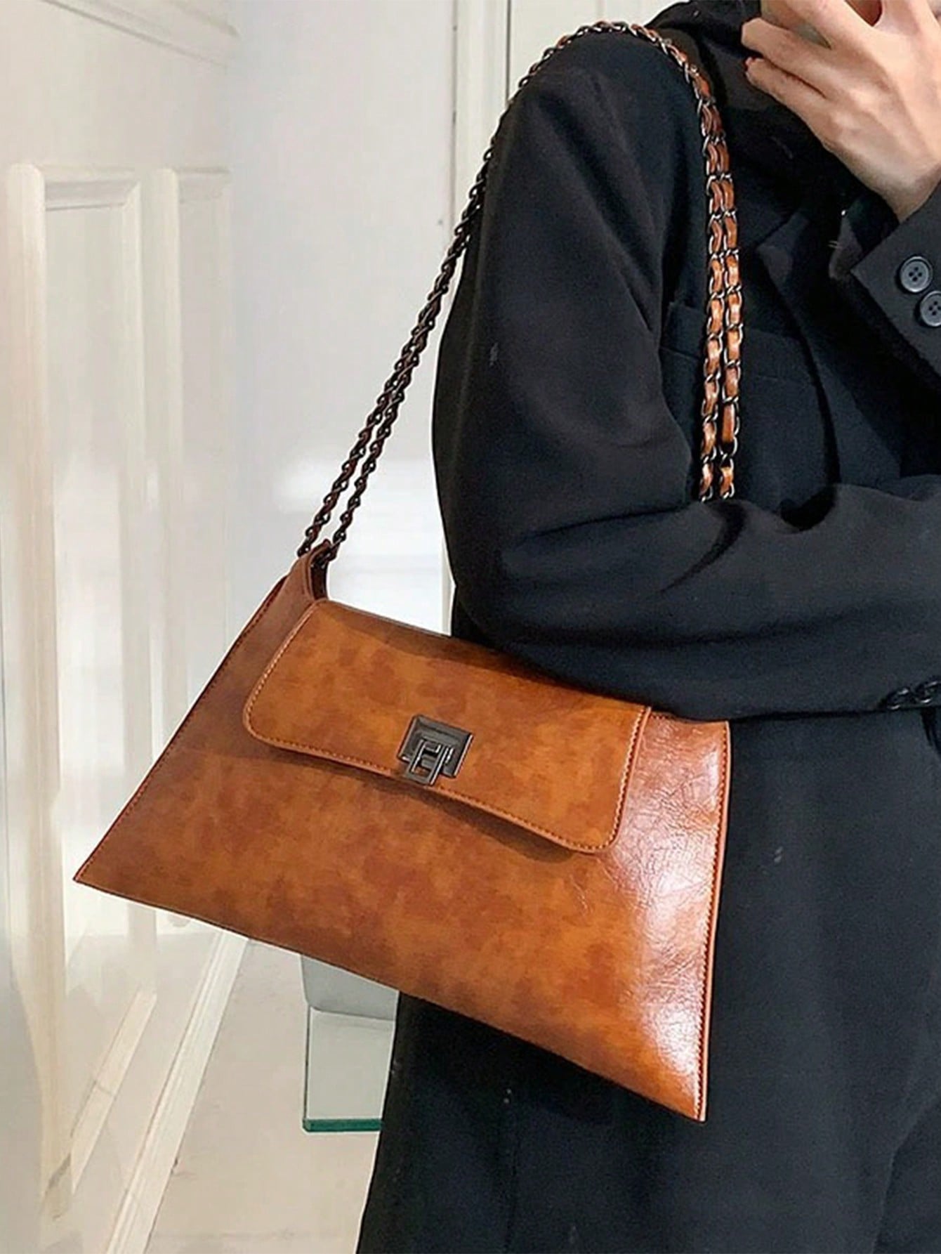 Shoulder Bag Handbag/Elegant F - Leatherworking Items reseña y precio
