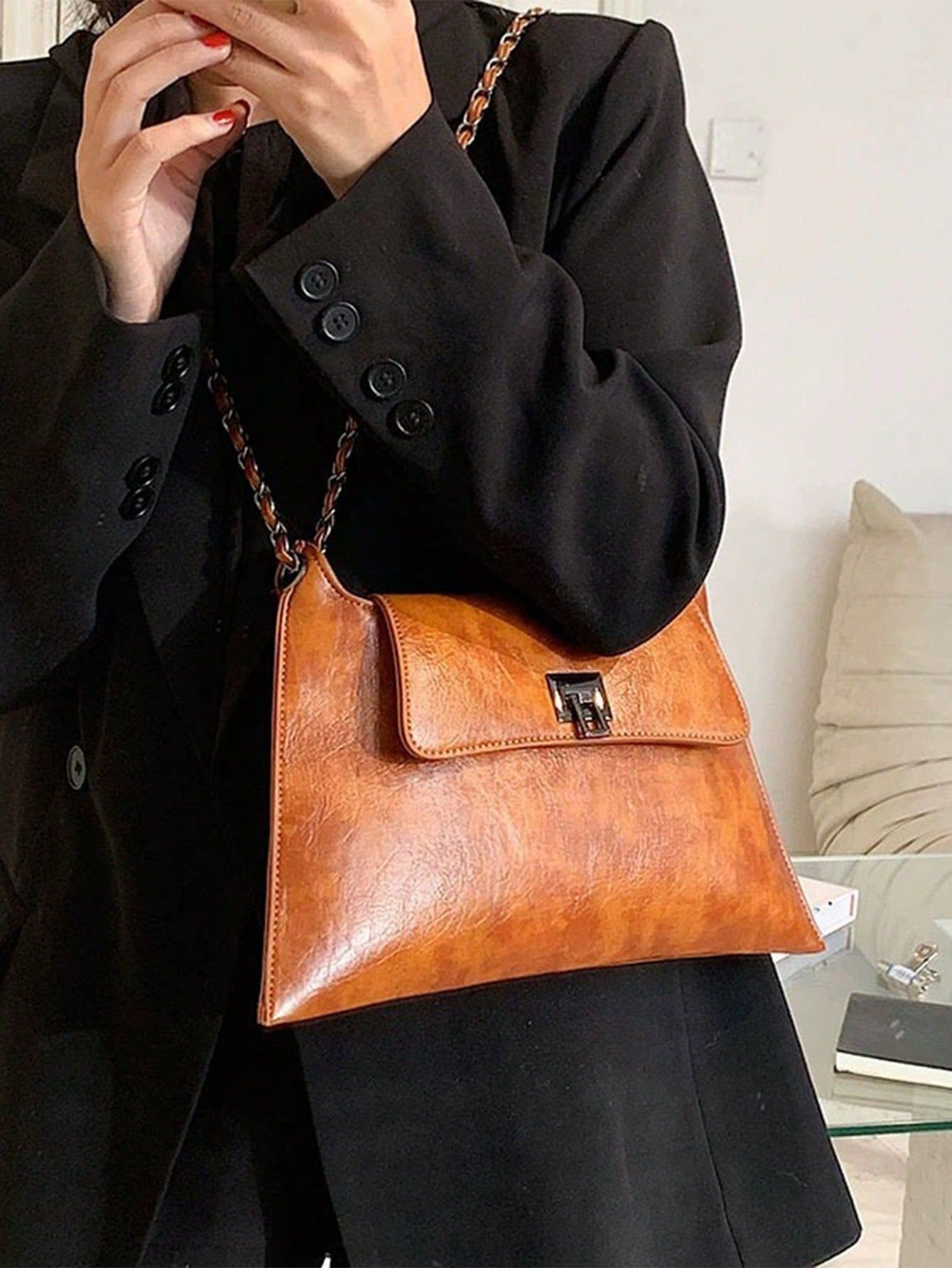 Shoulder Bag Handbag/Elegant F - Leatherworking Items reseña y precio