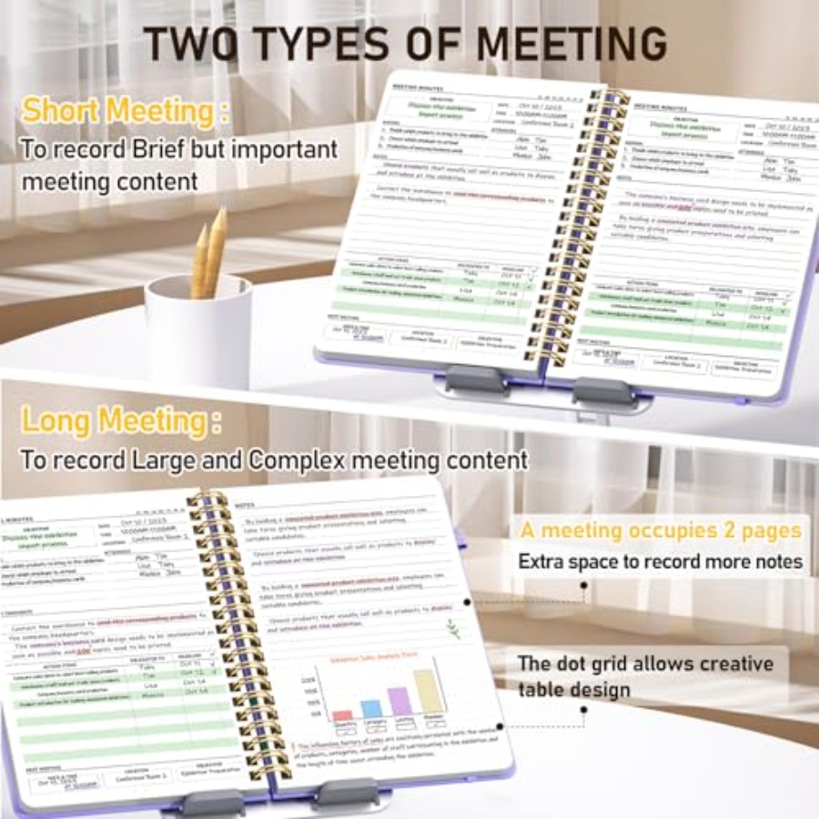 5 Pack Meeting Notebooks for W - Leatherworking Items reseña y precio