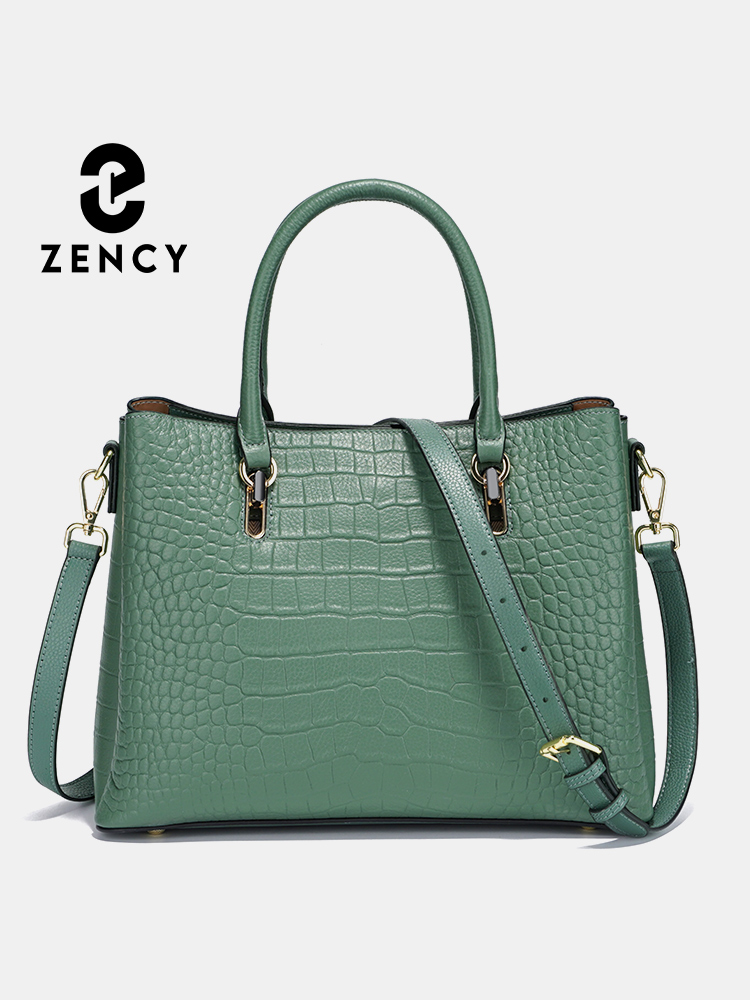 Zency Women's Genuine Leather  - Leather Work Bag Women reseña y precio