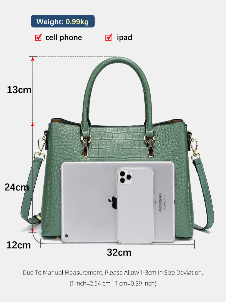 Zency Women's Genuine Leather  - Leather Work Bag Women reseña y precio