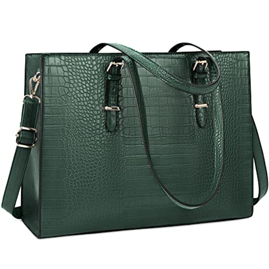 Laptop Bag for Women 15.6 Inch - Leather Work Bag reseña y precio
