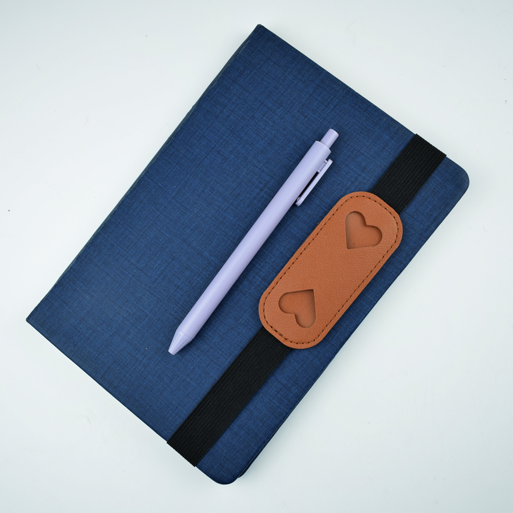 Elastic PU Leather Pen Holder  - Leather Work Notepad reseña y precio