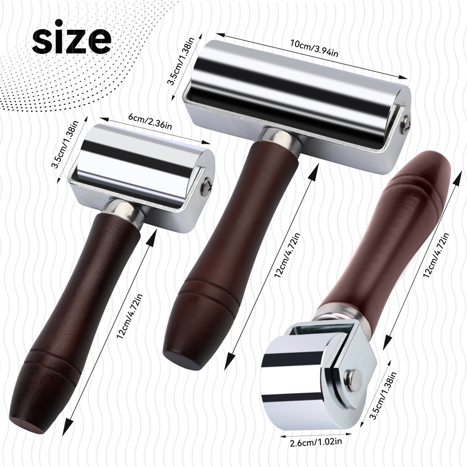 KRABALL Leather Press Edge Rol - Leatherwork Roller reseña y precio