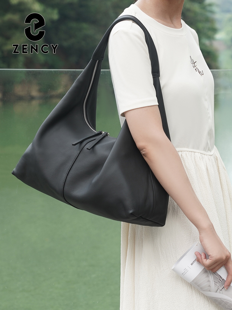 Zency Large Capacity Tote Bag  - Leather Work Bag Women reseña y precio