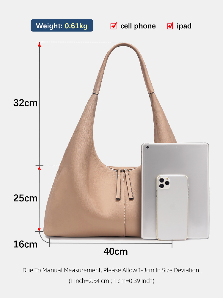 Zency Large Capacity Tote Bag  - Leather Work Bag Women reseña y precio