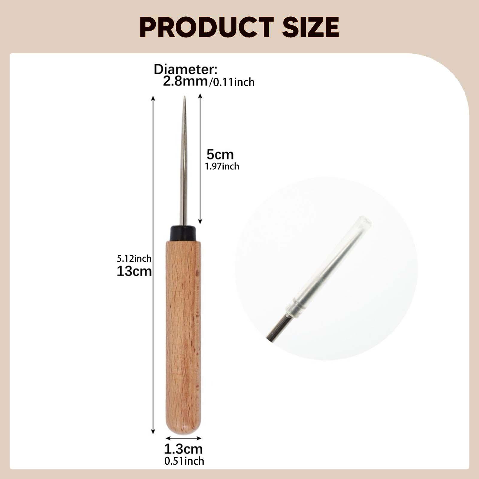 Hand Sewing Awl Tool Leatherwo - Beginner Leatherwork Kit reseña y precio