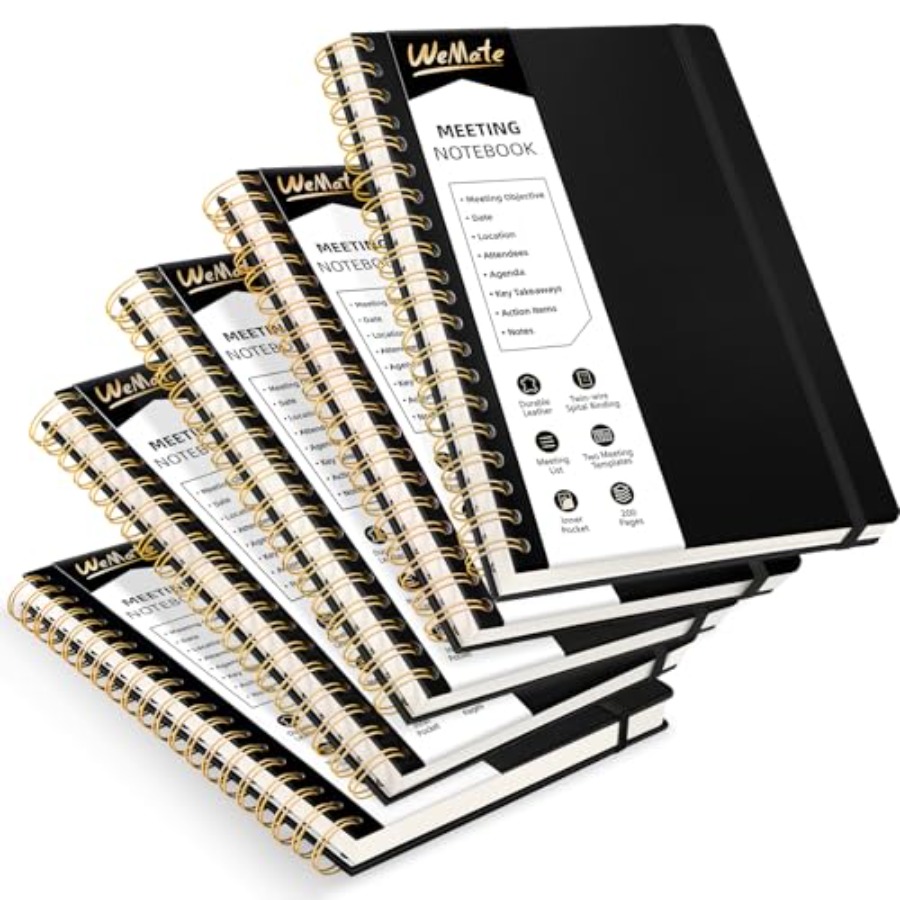 5 Pack Meeting Notebooks for W - Leatherworking Items reseña y precio