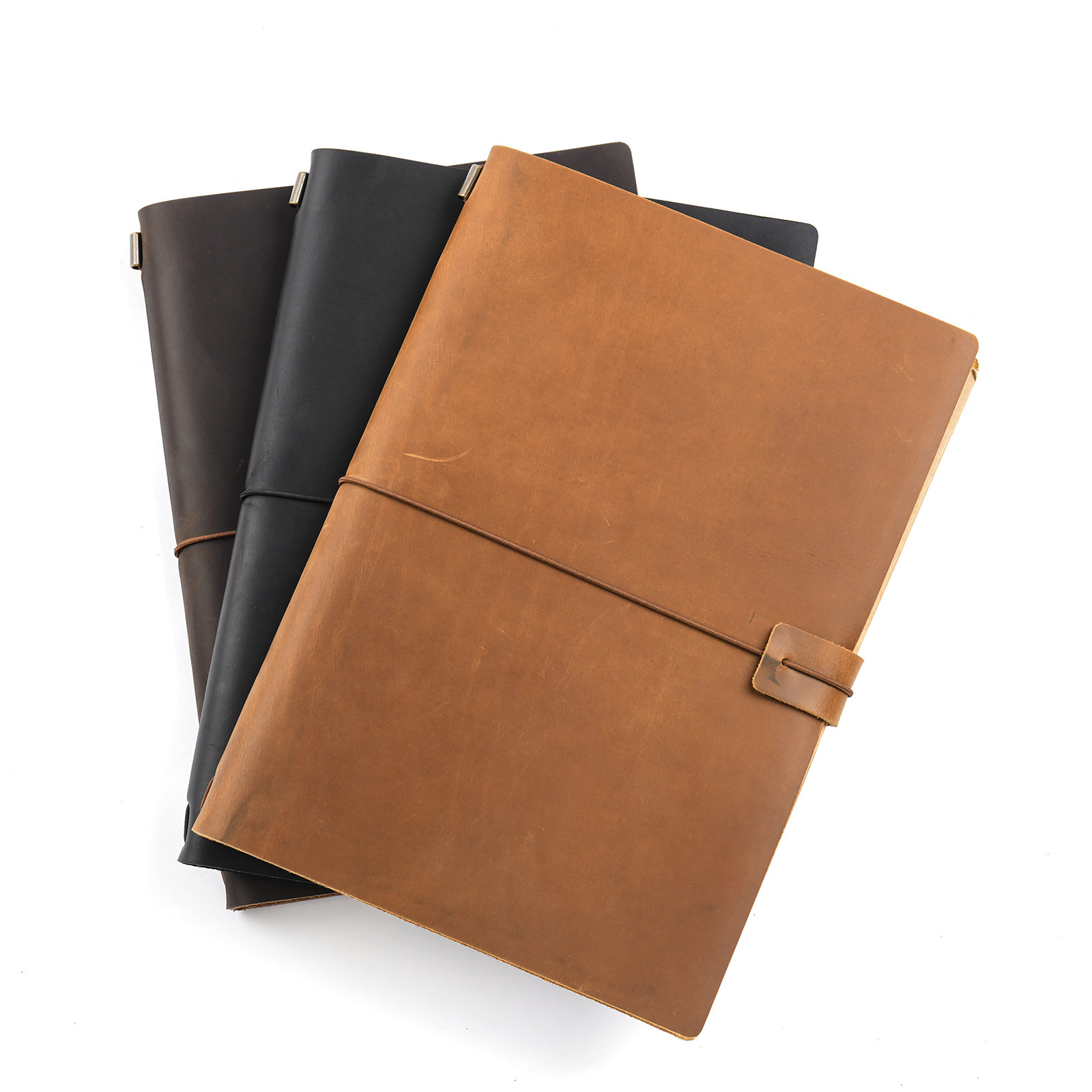 Handmade B5 Genuine Leather Tr - Leather Work Notepad reseña y precio