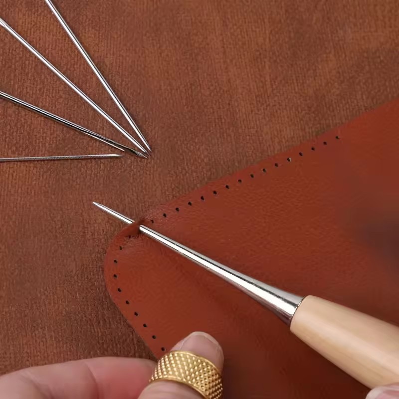 13 Pcs Leather Sewing Set Hand - Leatherwork Thread reseña y precio