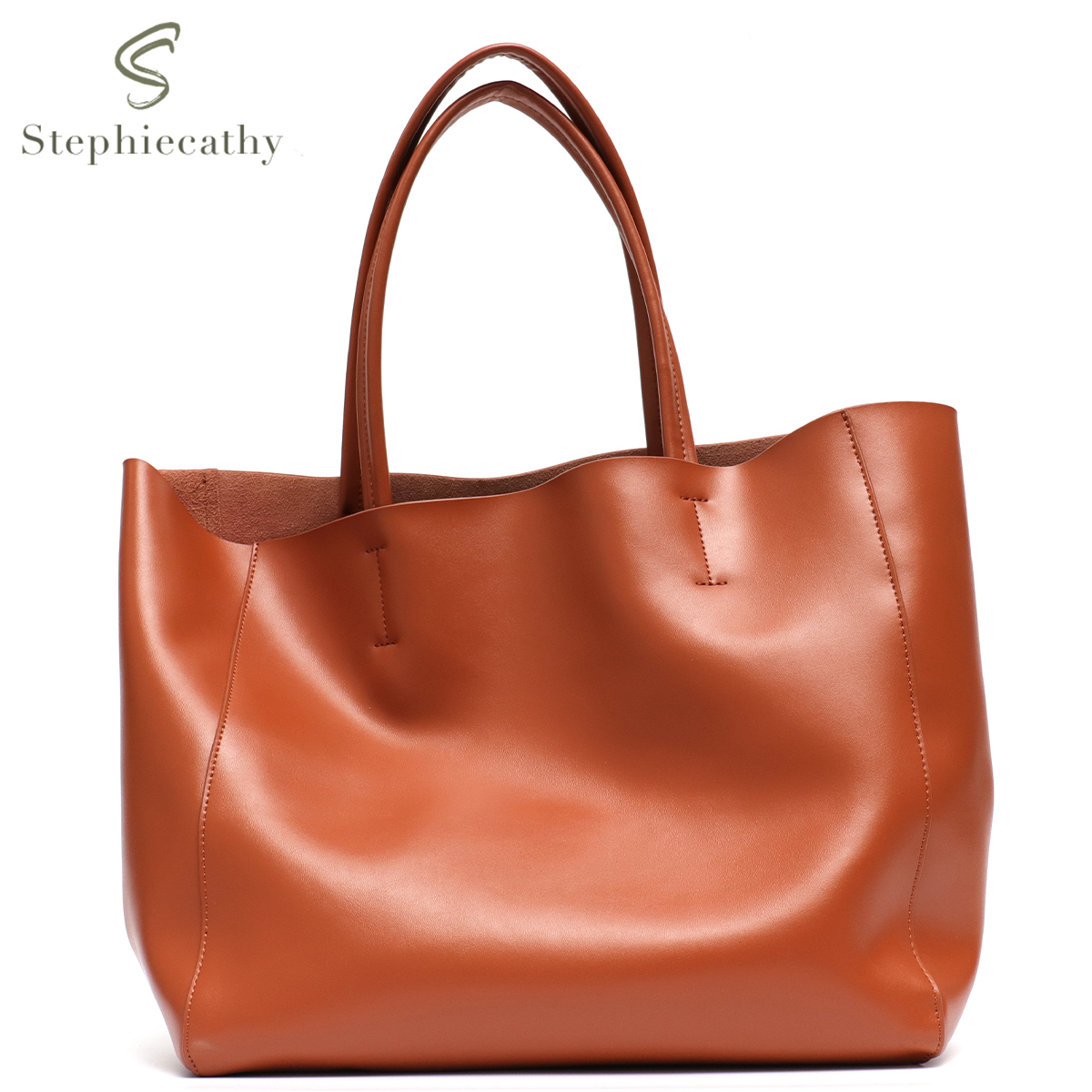 Minimalist Big Tote Bag Women  - Leather Work Bag Women reseña y precio
