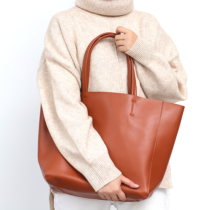 Minimalist Big Tote Bag Women  - Leather Work Bag Women reseña y precio