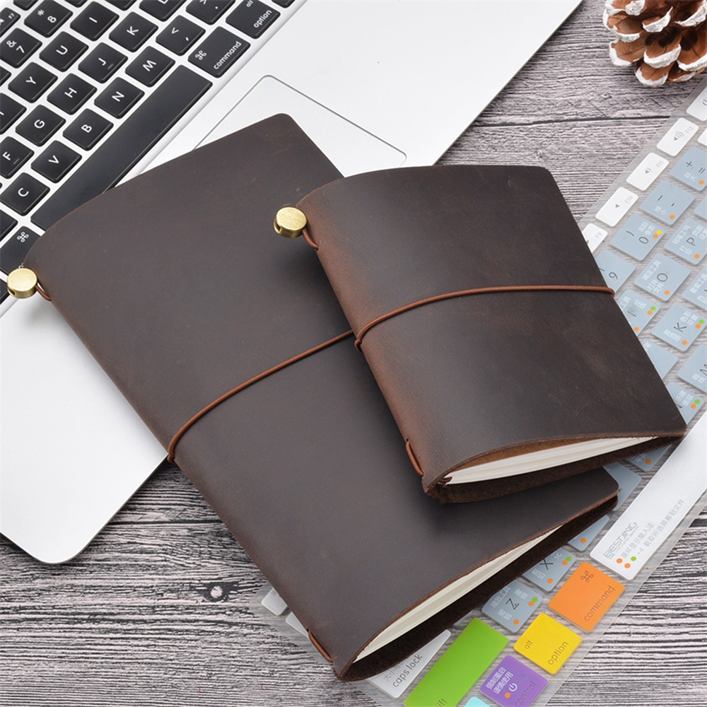 Genuine Leather Traveler Noteb - Leather Work Notepad reseña y precio
