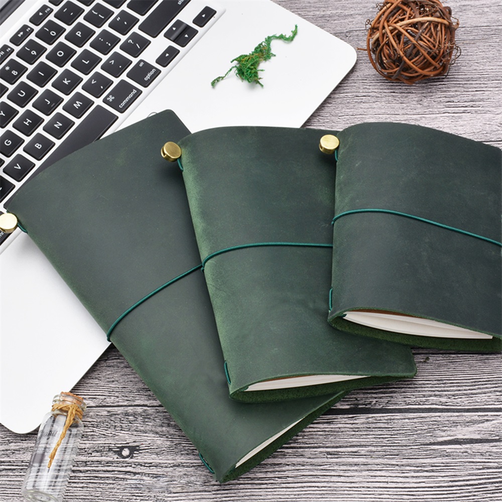 Genuine Leather Traveler Noteb - Leather Work Notepad reseña y precio