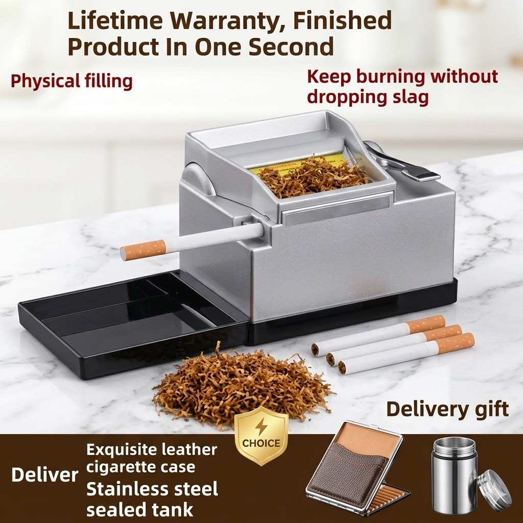 Electric Cigarette Rolling Mac - Leatherwork Roller reseña y precio