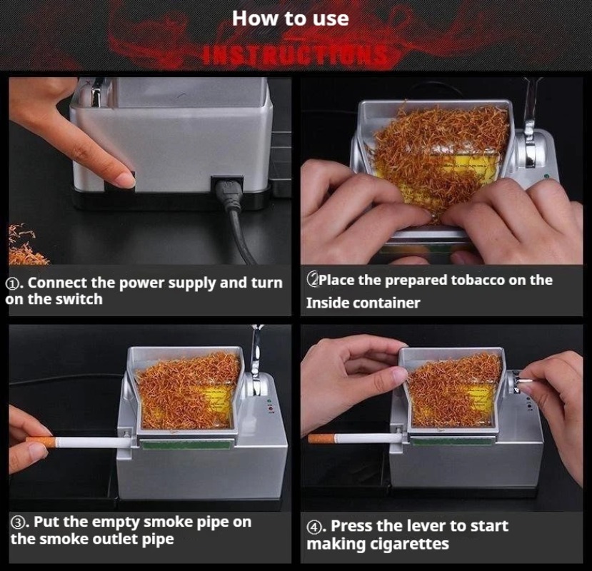 Electric Cigarette Rolling Mac - Leatherwork Roller reseña y precio