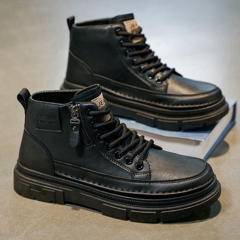 High top boots men's shoes aut - Leatherworking Items reseña y precio