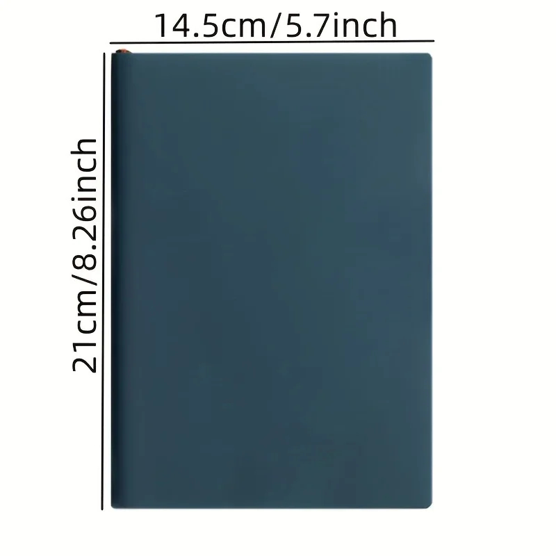 A5 Soft Leather Notebook with  - Leather Work Notepad reseña y precio
