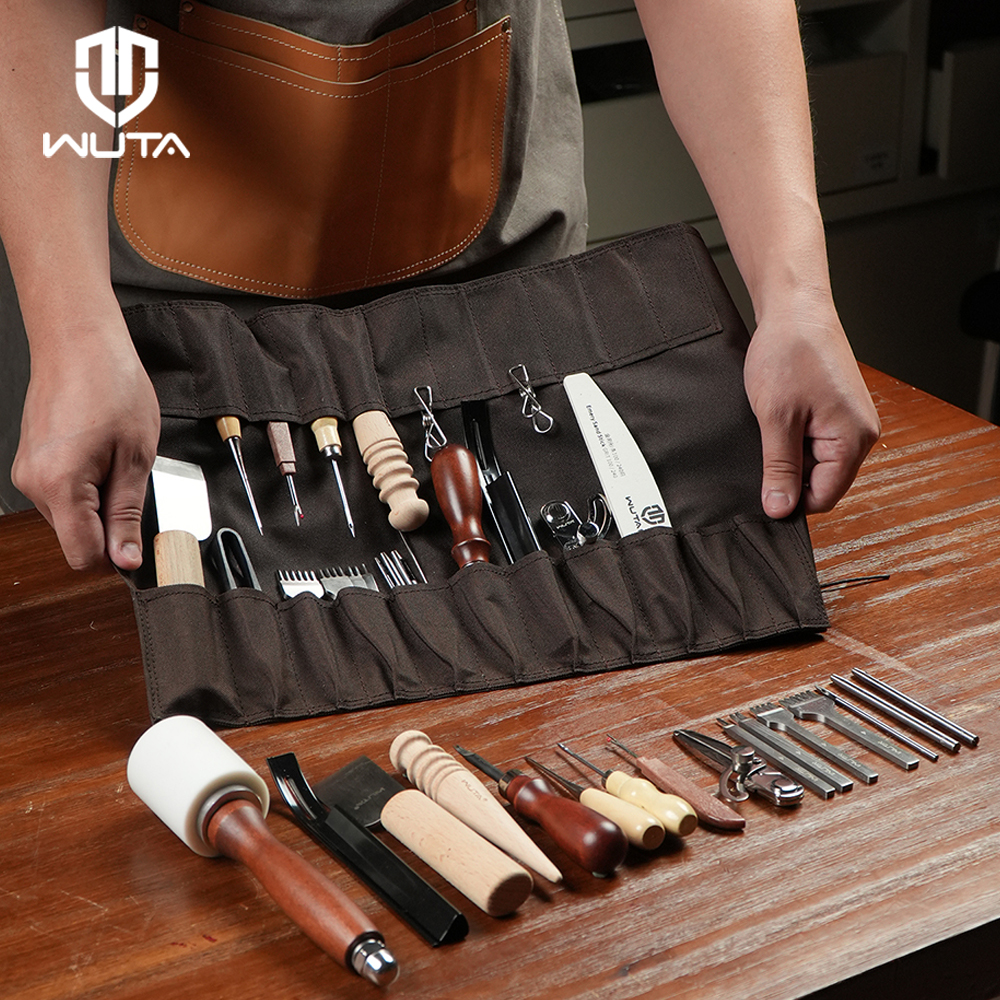 WUTA 63/74PCS Leather Craft Wo - Beginner Leatherwork Kit reseña y precio