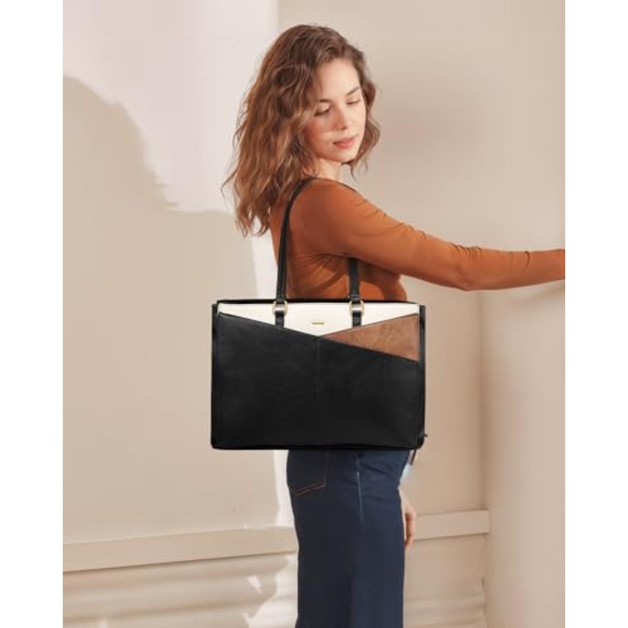 Vintage Leather Work Tote - La - Leather Work Bag reseña y precio