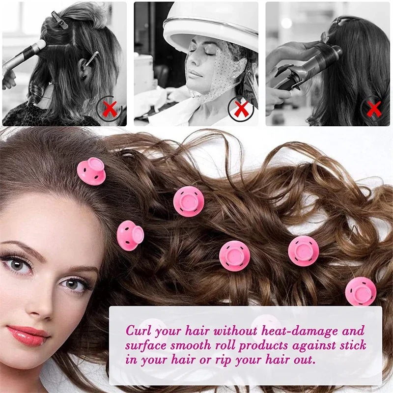 10 20pcs Soft Rubber Hair Curl - Leatherwork Roller reseña y precio