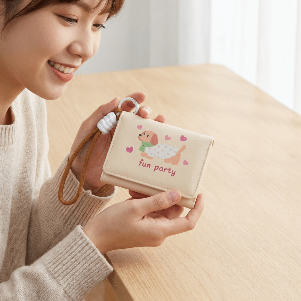 PU Dachshund Dog Wallet PU Lea - Leatherworking Items reseña y precio