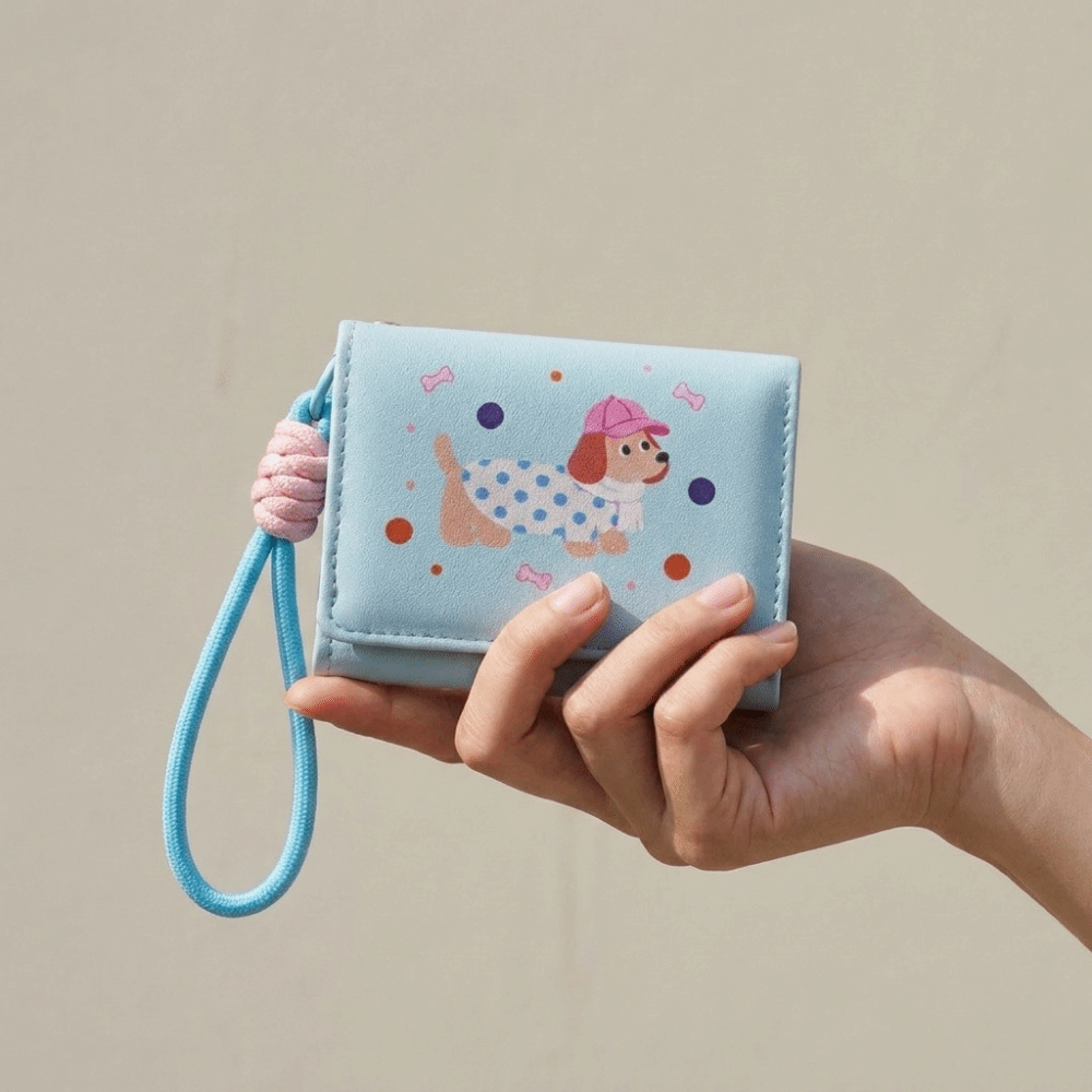 PU Dachshund Dog Wallet PU Lea - Leatherworking Items reseña y precio