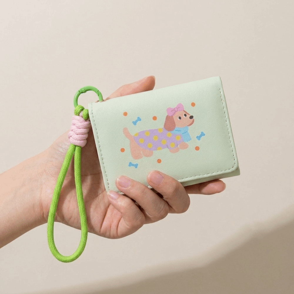 PU Dachshund Dog Wallet PU Lea - Leatherworking Items reseña y precio