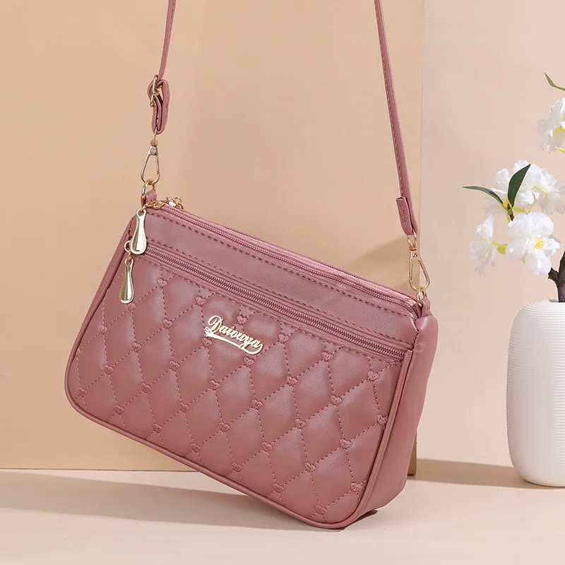PU Leather Crossbody Bags Zipp - Leatherwork Thread reseña y precio