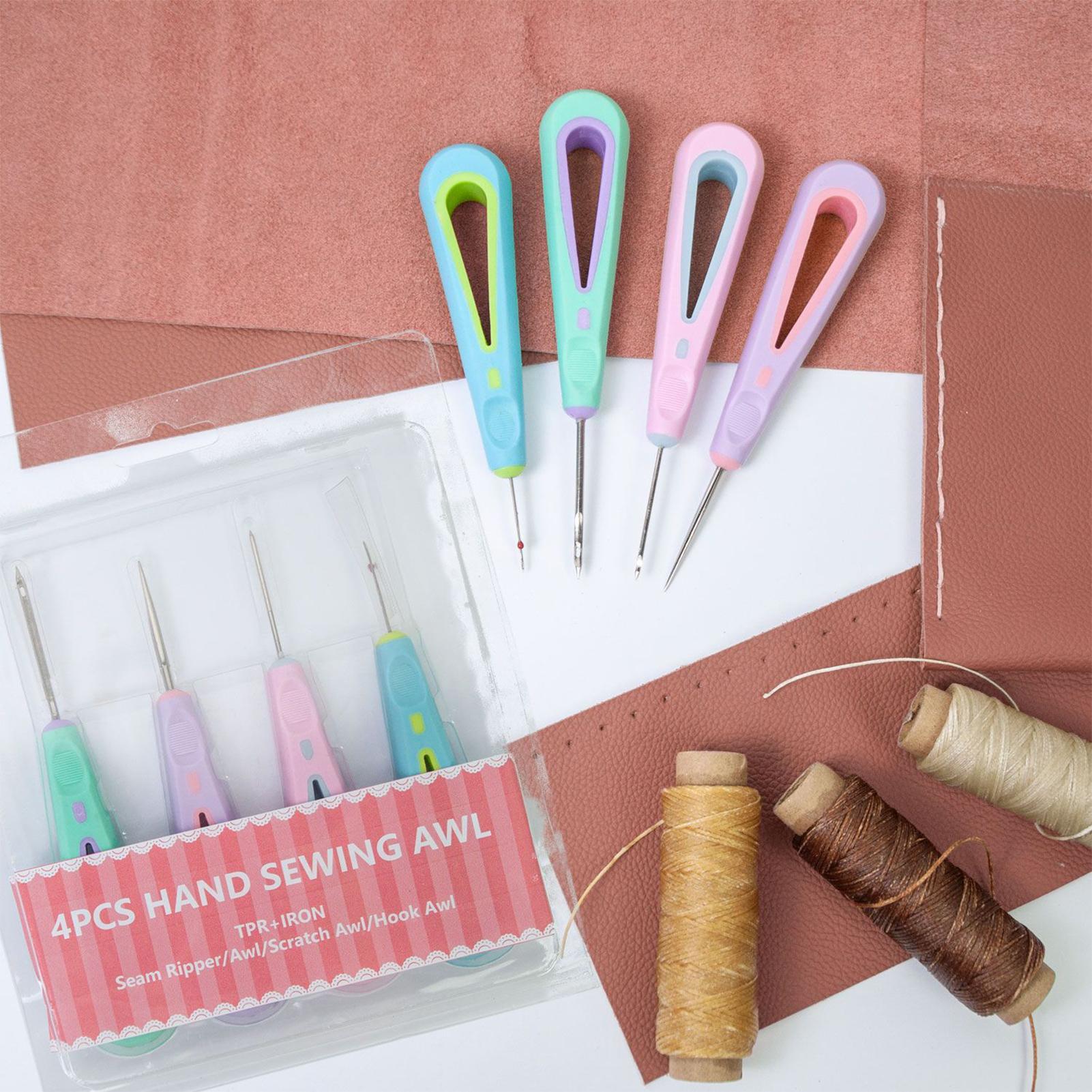 Leather Sewing Kit 4 Pieces St - Leatherwork Thread reseña y precio