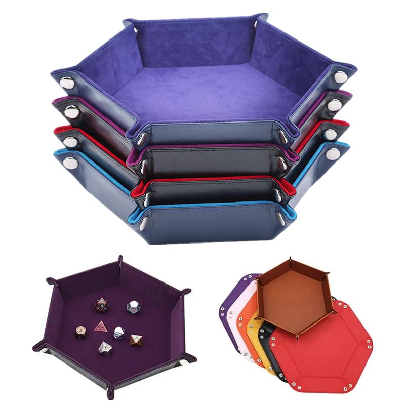 Rolling Folding Hexagon Dice G - Leatherwork Roller reseña y precio