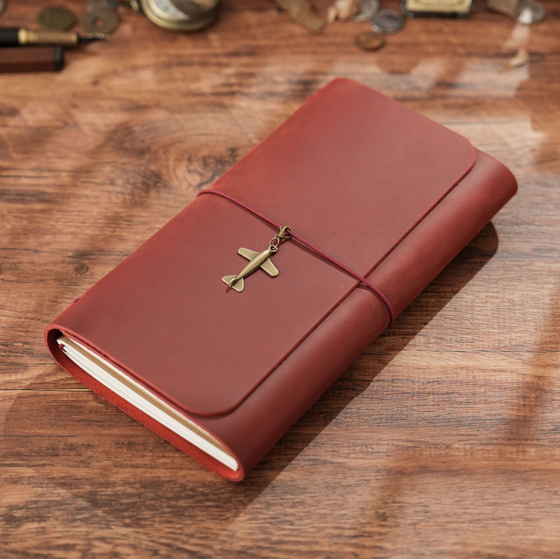New Arrival Triple Fold TN Tra - Leather Work Notepad reseña y precio