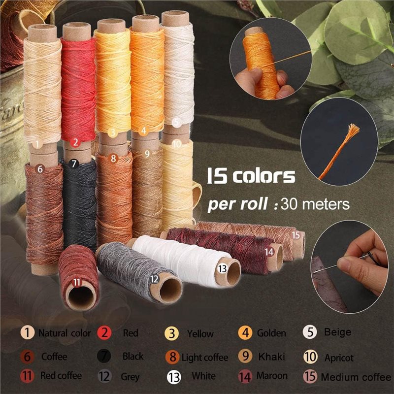 A59Z-Waxed Thread, Groover, Aw - Beginner Leatherwork Kit reseña y precio