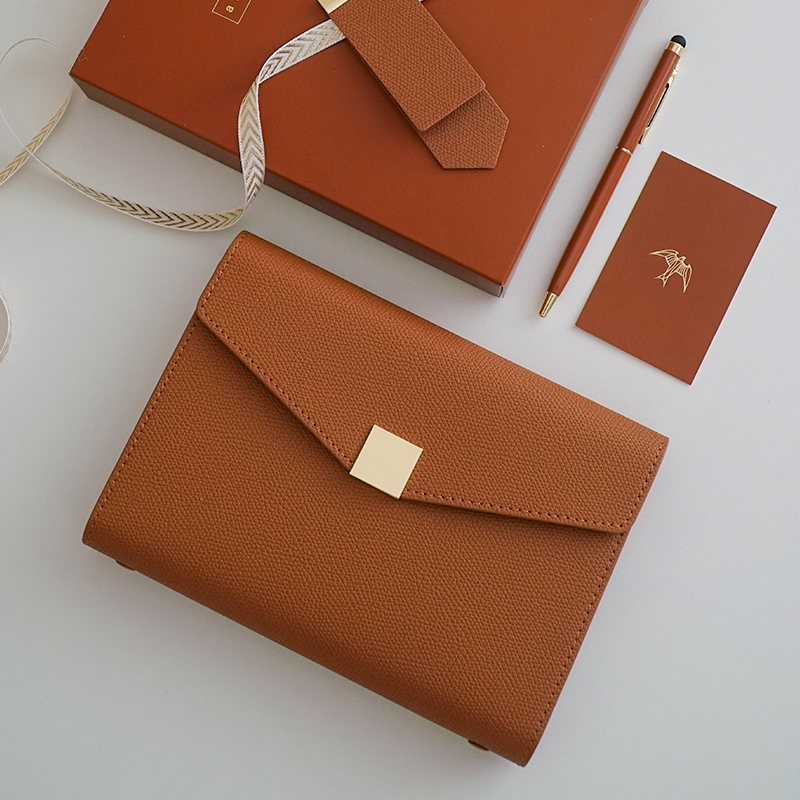A5 Pu Leather Binder Notebook  - Leather Work Notepad reseña y precio