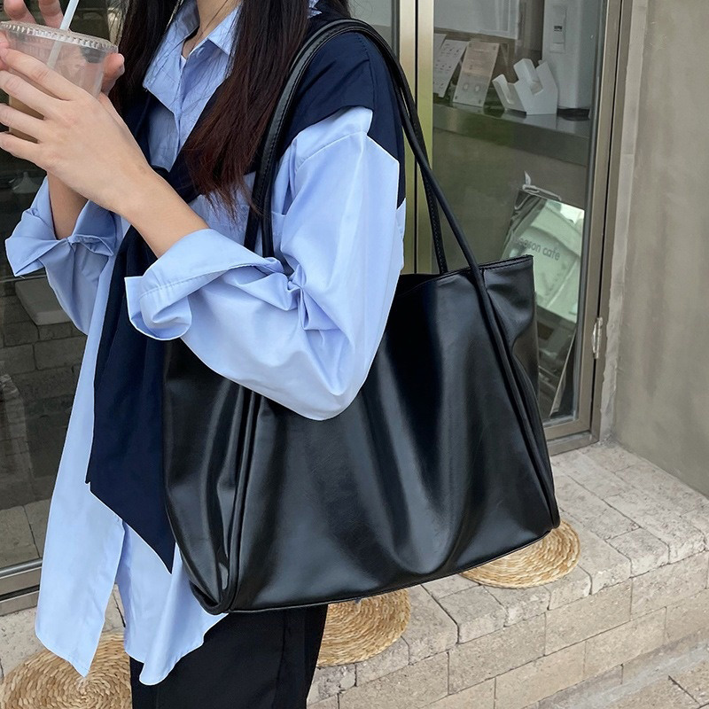 2026 Women New Vintage Shoulde - Leather Work Bag Women reseña y precio