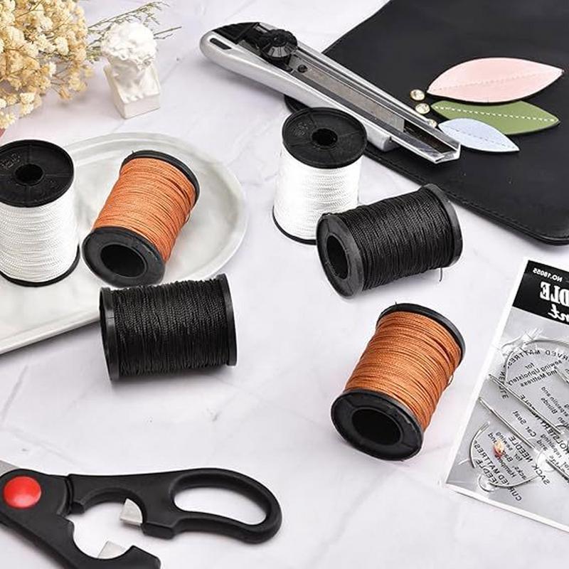 Leather Stitching Kit Heavy Du - Leatherwork Thread reseña y precio