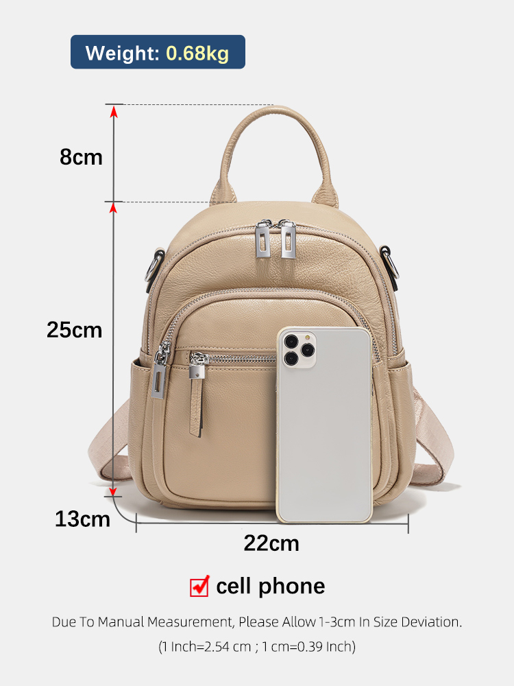 Zency Genuine Leather Small Ba - Leather Work Bag reseña y precio
