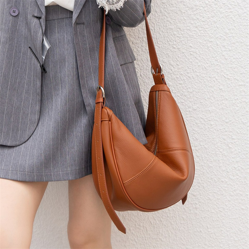 BURMINSA Luxury Genuine Leathe - Leather Work Bag Women reseña y precio
