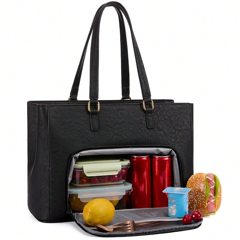 Women's Laptop Tote Bag – PU L - Leather Work Bag reseña y precio