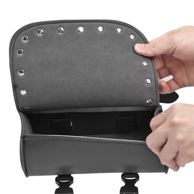 Motorcycle Bags Black Pu Leath - Leatherwork Roller reseña y precio