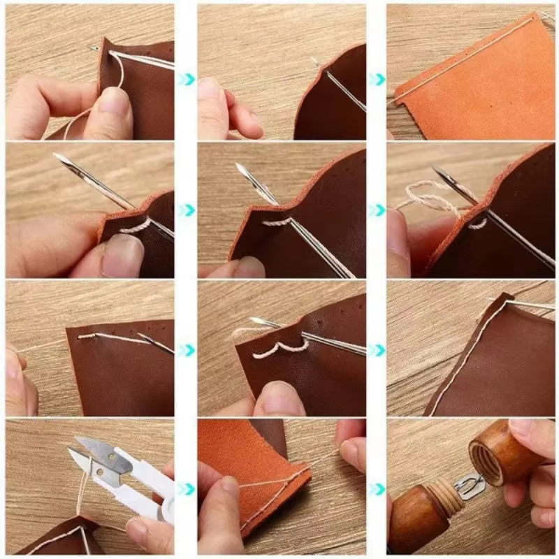 1 Set Leather Sewing Stitching - Leatherwork Thread reseña y precio