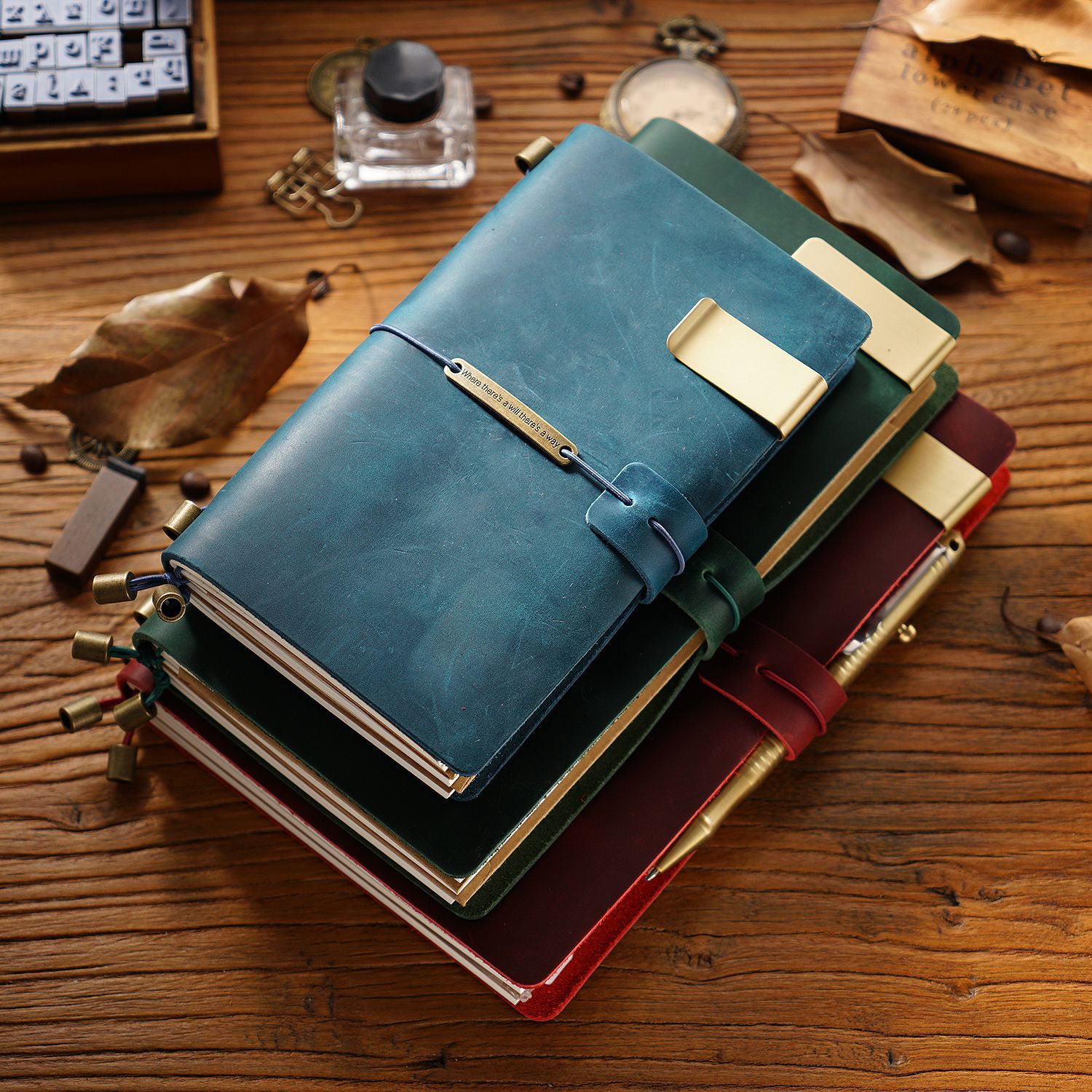 100% TN04 Genuine Leather Trav - Leather Work Notepad reseña y precio